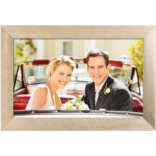 Gold Brushed WiFi Photo Frame by Polaroid