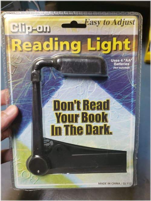 NightGlow Clip-On Reading Light