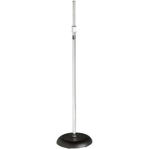 Chrome Round Base Mic Stand by Atlas Sound