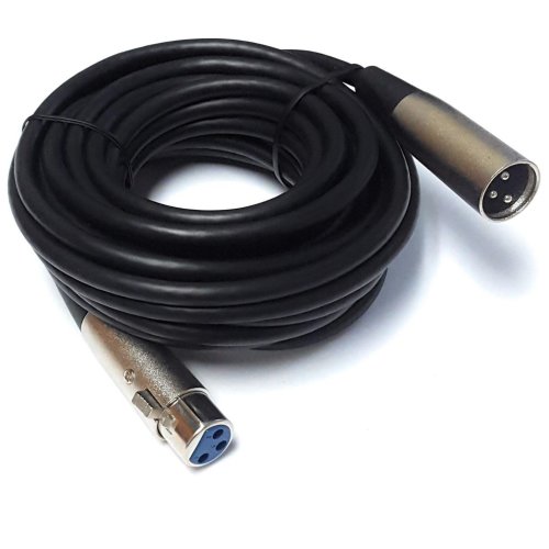 Balanced Shielded Mic Cable - 25ft Male to Female