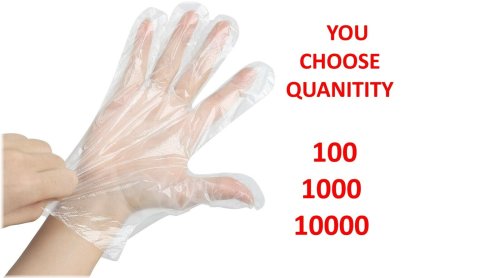 Embossed HDPE Gloves by Amercare