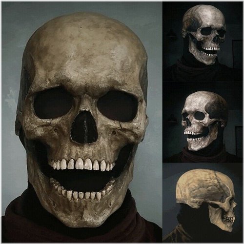 Jaw-Dropping Skull Mask for a Spooky Party Look