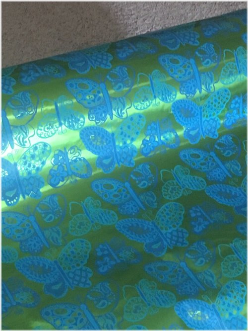 Butterfly Foil Retro 1960s Spring Sheet