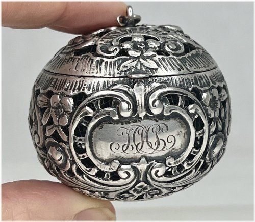 Hanau Silver Tea Ball Infuser