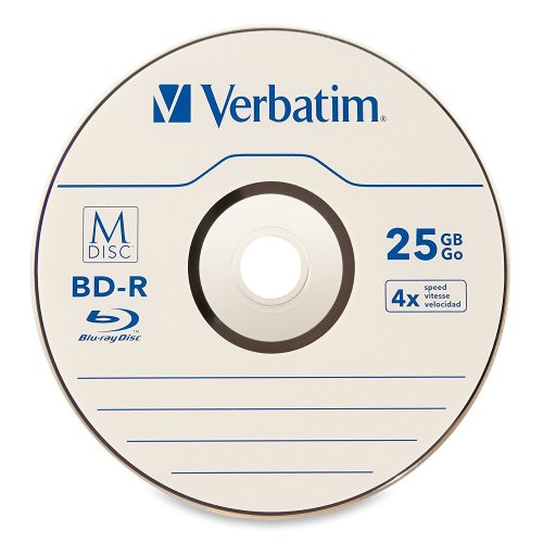 Verbatim M-Disc Blu-ray 25GB 4X Jewel Case Pack