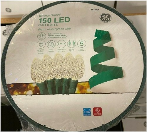 Warm Glow LED Christmas Lights