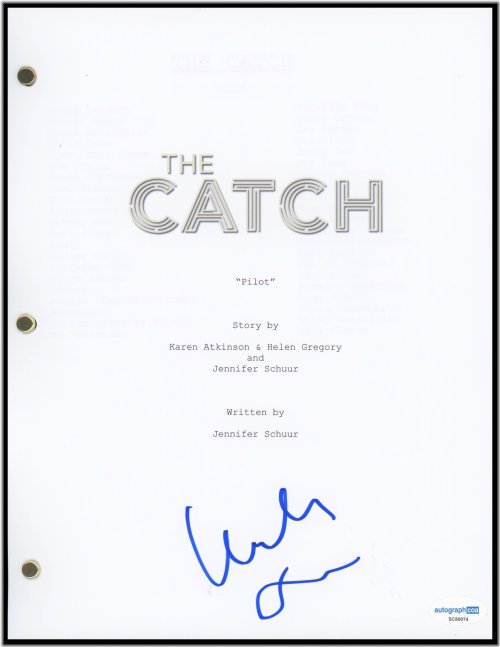 The Catch" Signed Pilot Episode Script by Mireille Enos