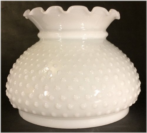 Opal Hobnail Glass Lamp Shade