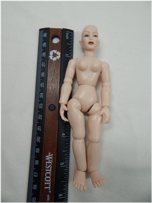 Brown-Eyed Nude Lady Miniature by Heidi Ott (1:12 Scale)