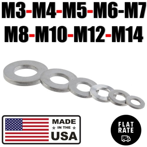 Titanium Grade 5 Flat Washers (DIN 125A)