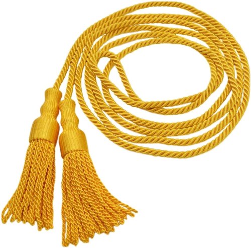 Golden Tassels and Cord Set for Flag Banner