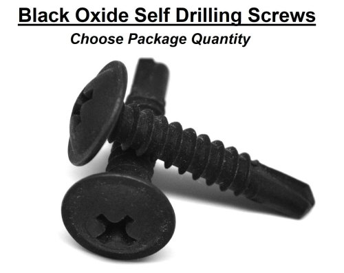 Klath Tek Screws Black Oxide Steel