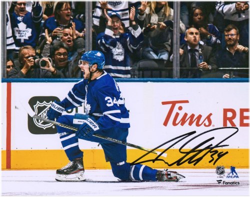 Maple Leafs Goal Celebration Photo by Auston Matthews
