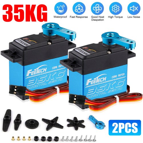 Metallic Power Servo Duo for High-Performance RC Cars