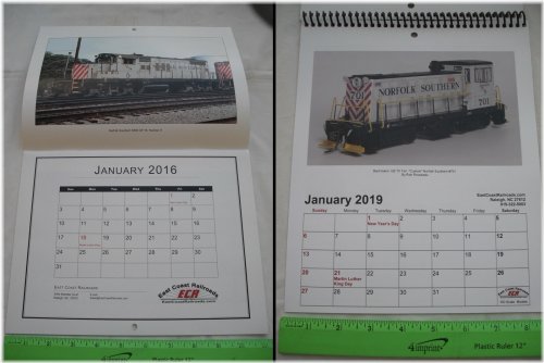 Railroad Calendar Collection: East Coast Edition