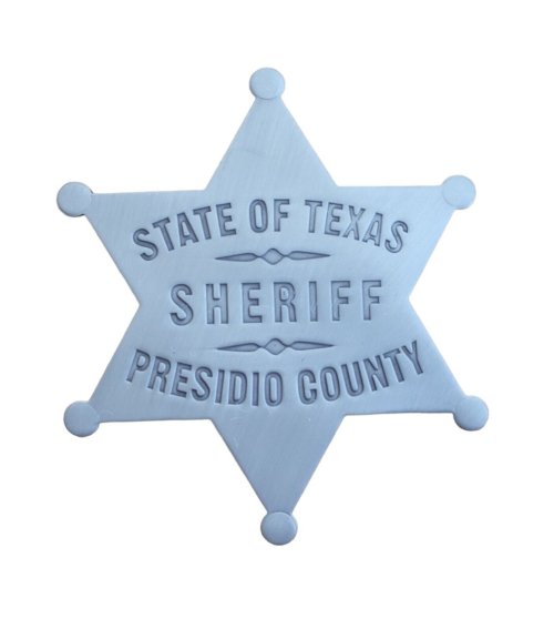 Western Sheriff's Tribute Badge