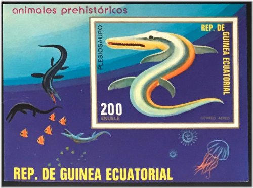 Equatorial Guinea Prehistoric Stamp Set