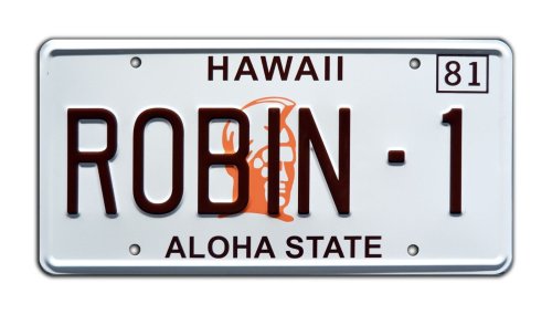 Iconic Film Replica License Plate Set