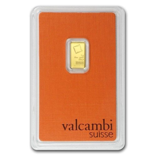 Valcambi Suisse Pure Gold Gram Bar