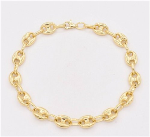 Golden Mariner Anchor Link Bracelet
