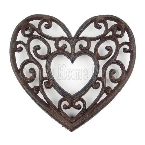 Heart Cast Iron Trivet