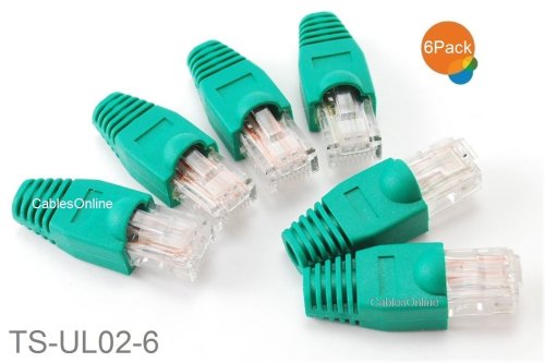 Ethernet Loopback Plug Set - Green (6-Pack)