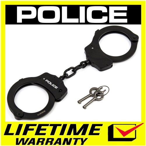 SecureGuard Steel Double Lock Handcuffs