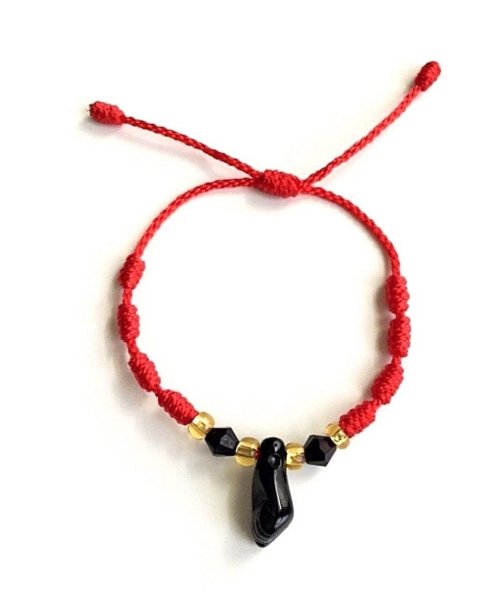 Red Azabache Charm Bracelet