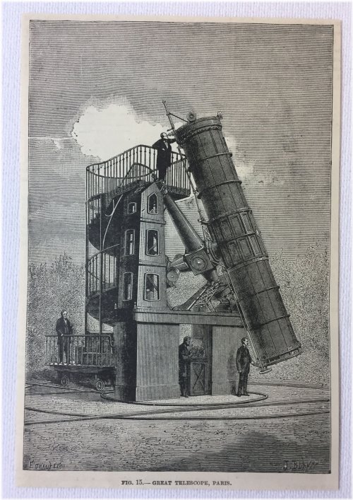 Parisian Telescope Engraving