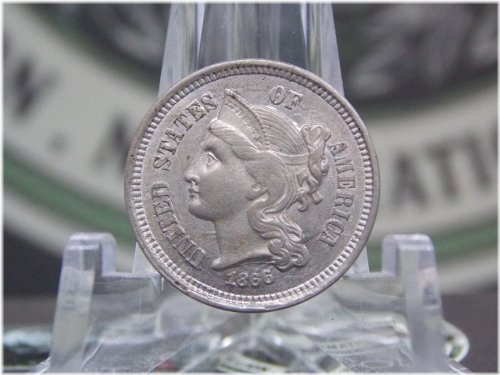 1866 Three Cent Nickel - East Coast Coin & Collectables Inc