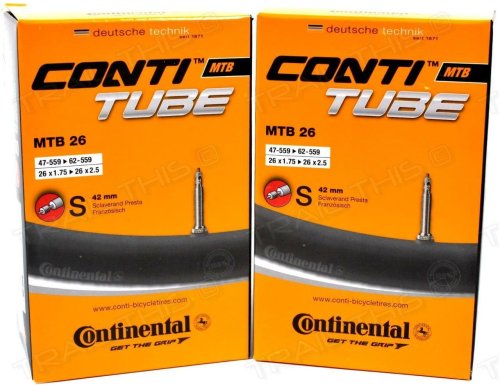 Continental Presta MTB Inner Tube Duo