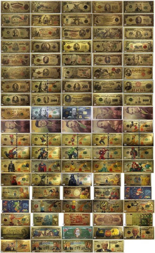 Golden Treasury Paper Sheets