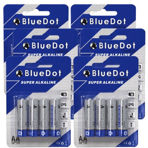 BlueDot FreshPower AA Alkaline Batteries