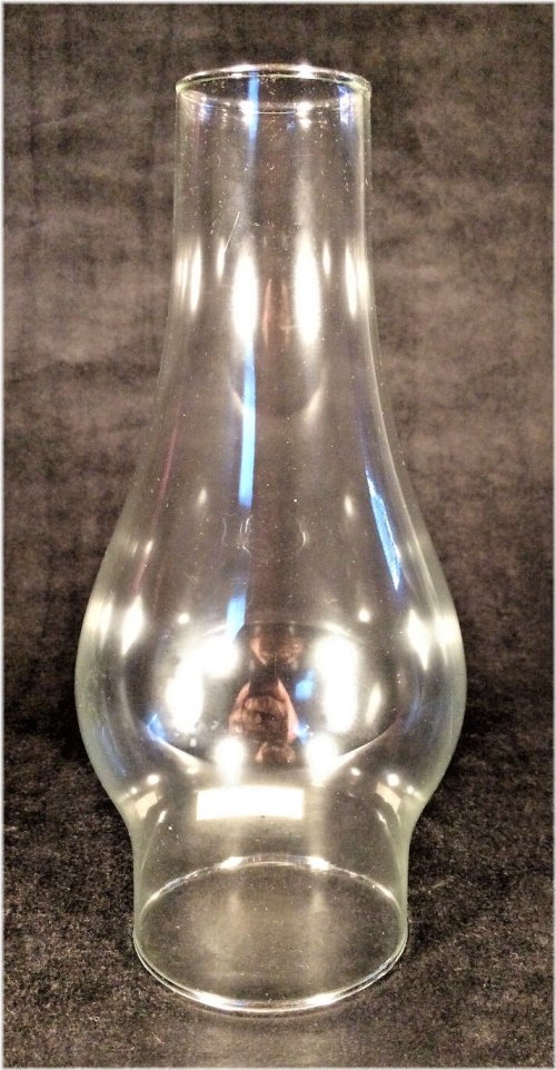 Clear Glass Oil Lamp Chimney #CH932