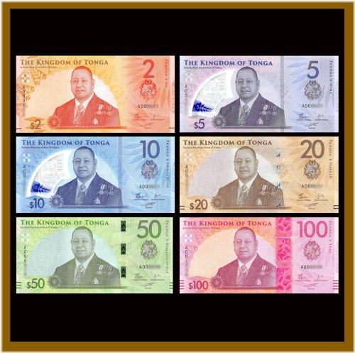 Tonga Paanga Banknote Set 2023/24