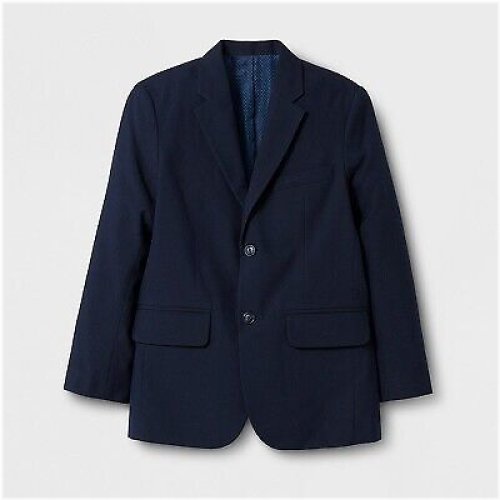 Navy Cat & Jack Suit Jacket - Boys Size 12
