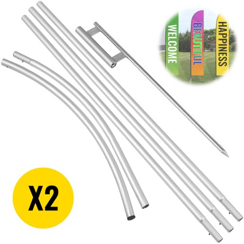 Pole Spike Kit for Feather Flags (2 Pack)