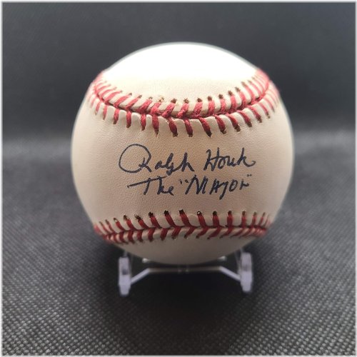 Yankees Legend Autographed Baseball with Major Inscription