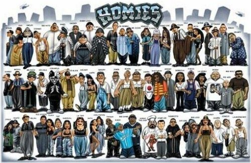 Homies Family Poster - Genuine Laughter and Rarity