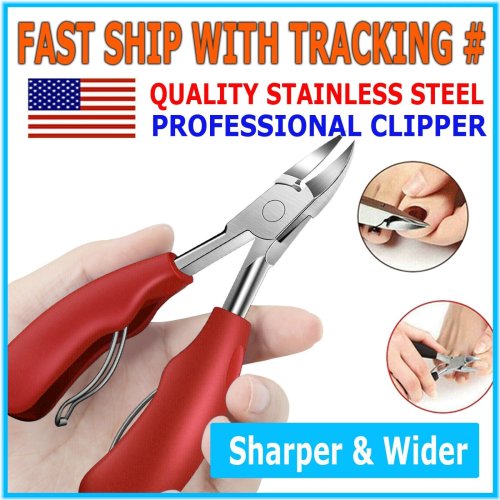 Precision Toe Clippers for Thick Nails - Heavy Duty Nail Scissors