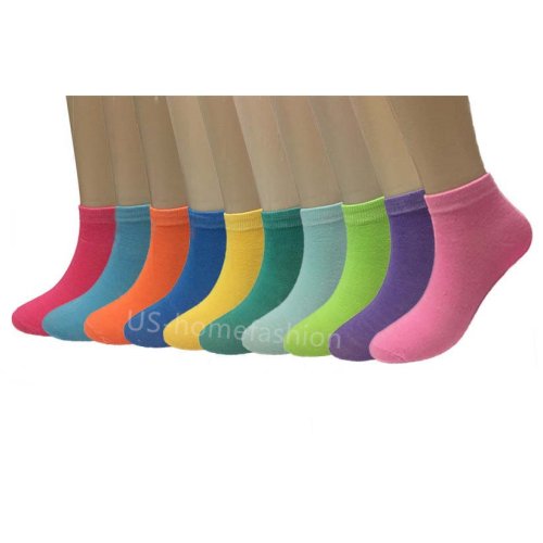 Candy Color Ankle Socks Set