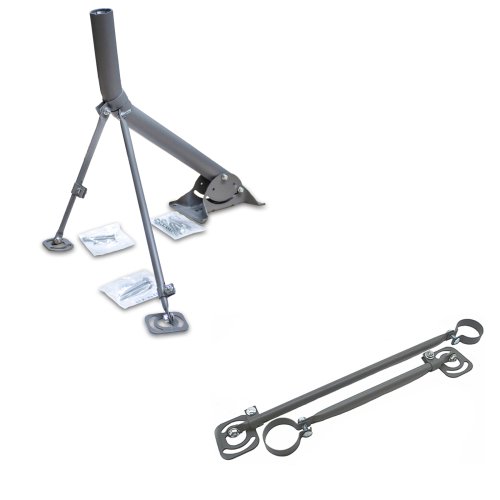 Universal Antenna Mount Kit with Adjustable Support Arms