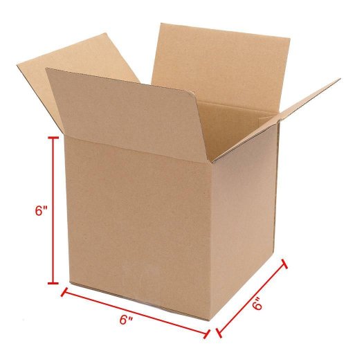 Compact Cube Cartons - 100 Corrugated Packing Boxes for Shipping & Moving