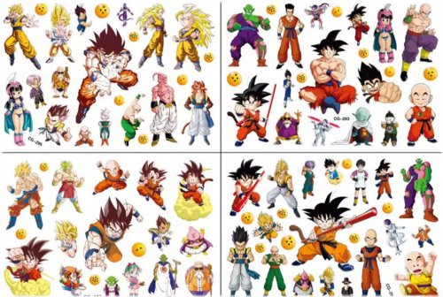 Dragon Ball Fantasy Tattoo Set