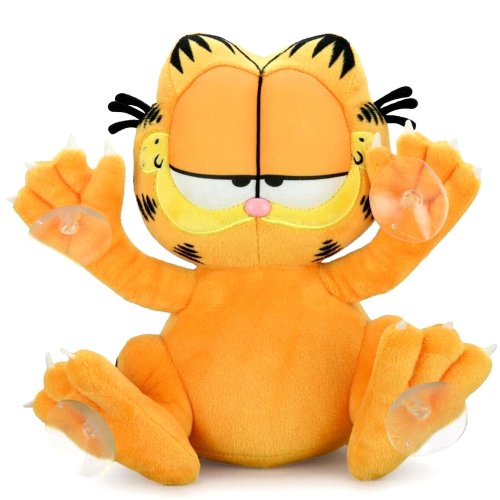 Tabby Cat Window Clinger Plush Toy