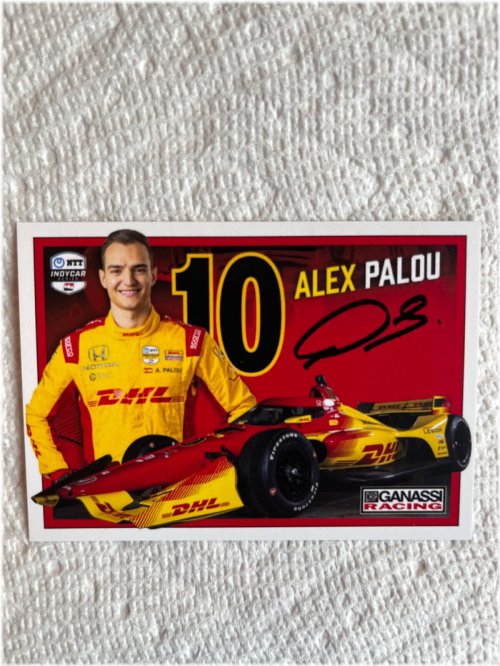Palou's Indy 500 Hero Autograph Card
