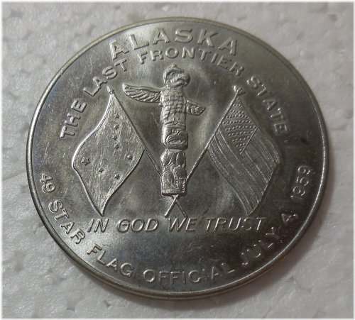 Alaska Flag Day Commemorative Token