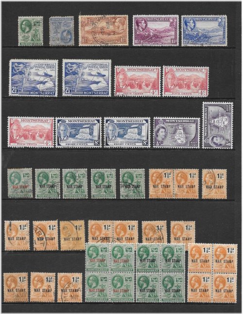 Montserrat Historical Stamp Collection