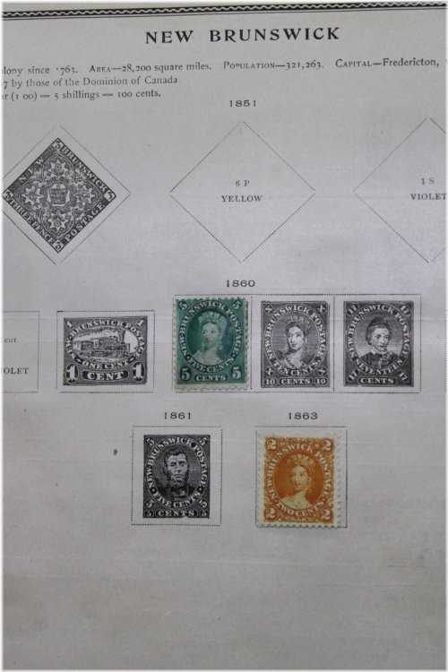 New Brunswick Historical Stamps Set