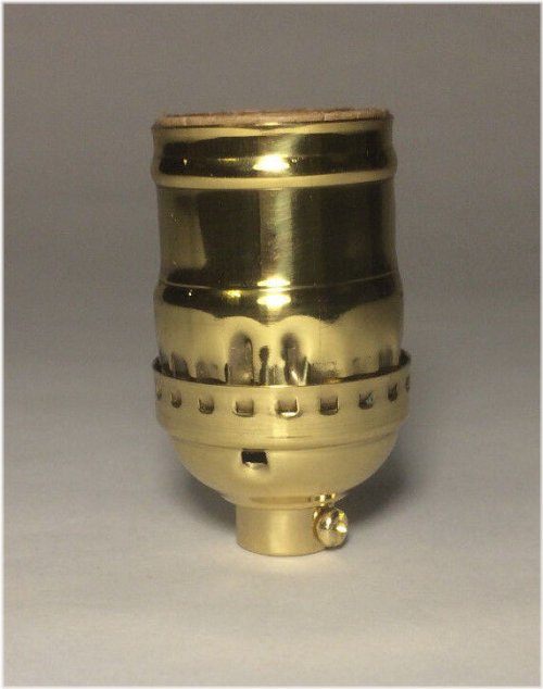 Industrial Brass Lamp Socket